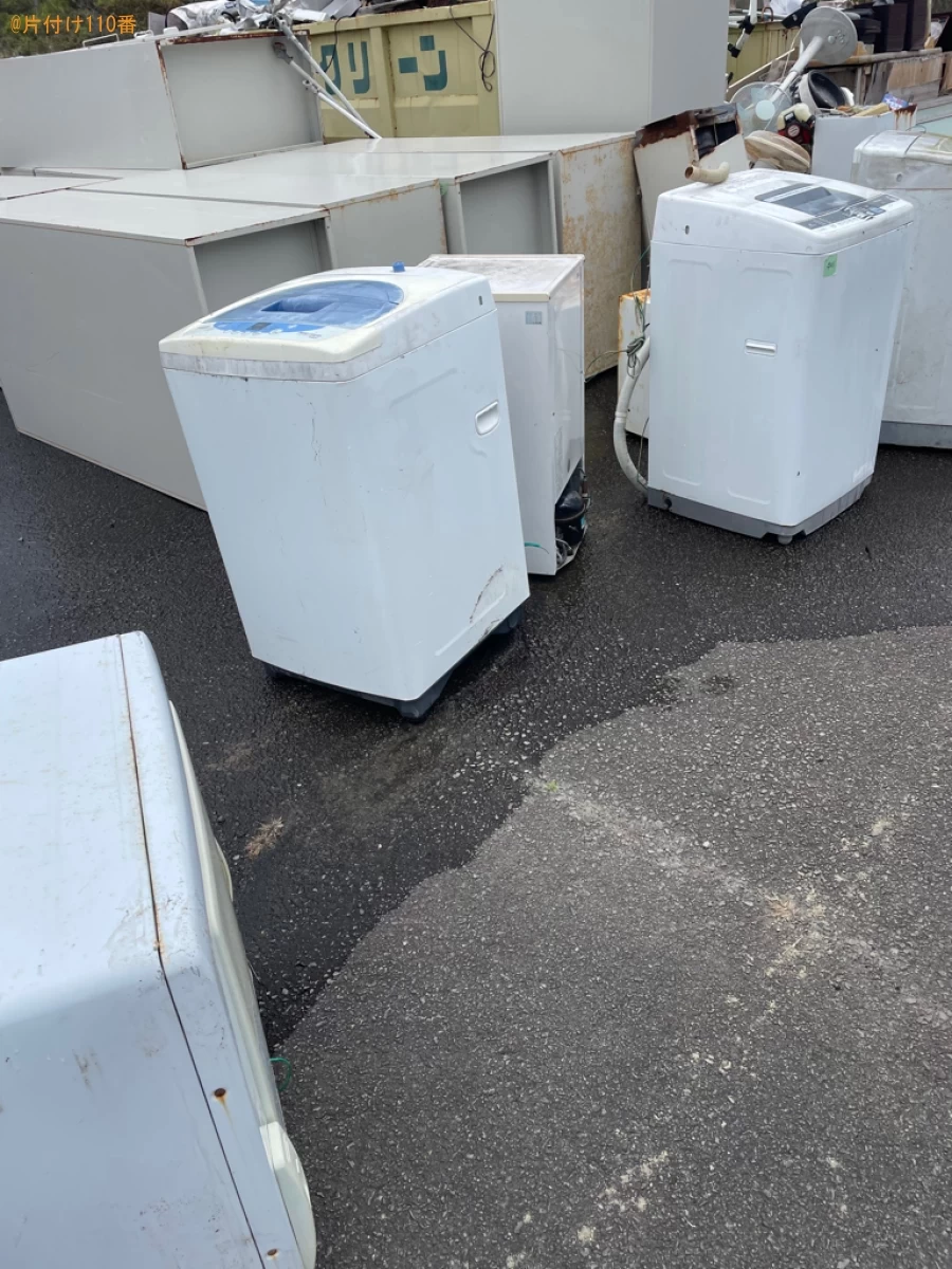【掛川市】洗濯機、脱水機、冷蔵庫、食器、扇風機等の回収・処分