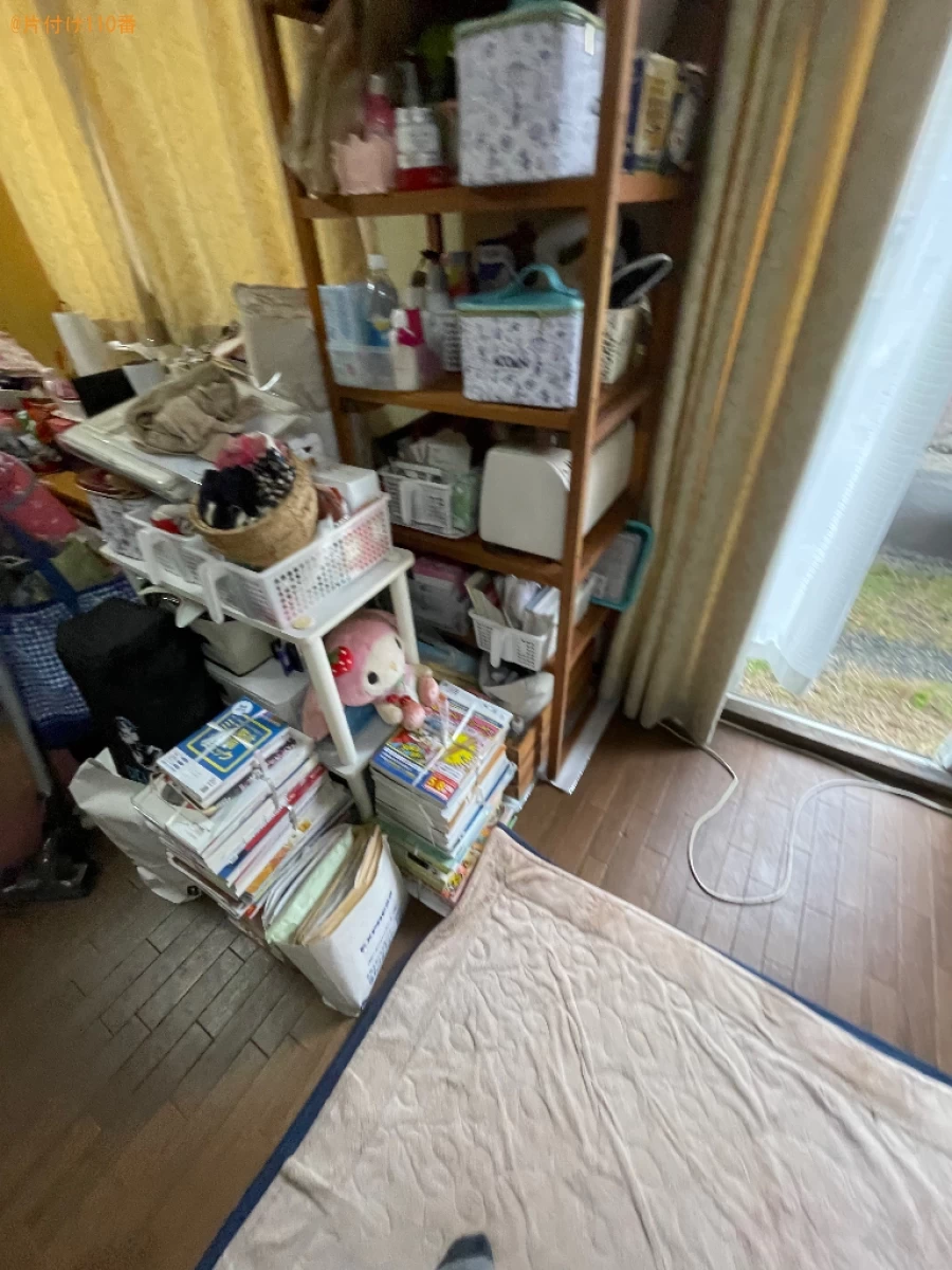 【岡山市南区】二人掛けソファー、カラーボックス、テレビ等の回収