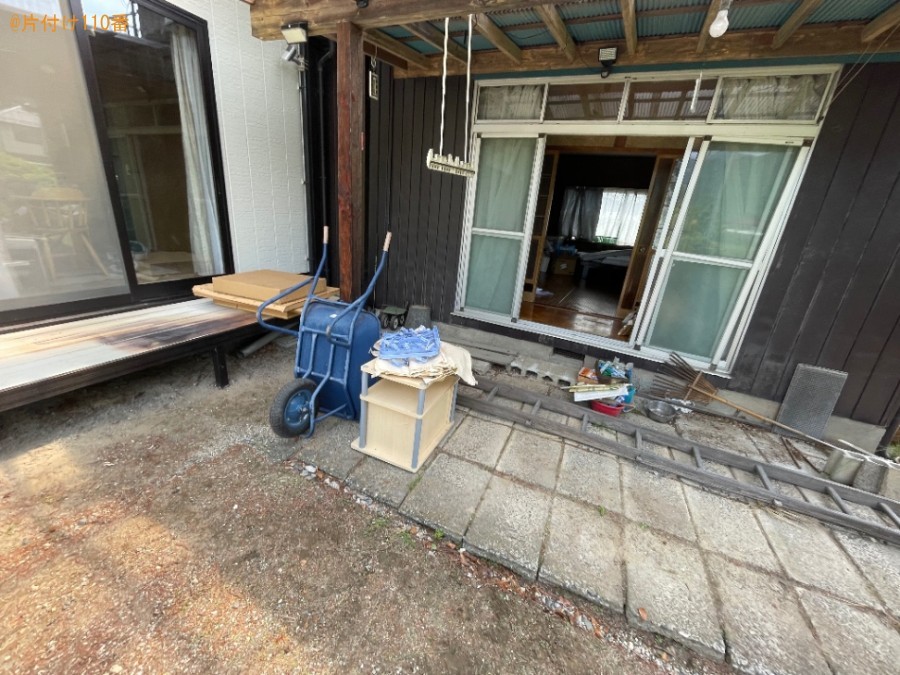 【北安曇郡池田町】エレクトーン、タンス、一輪車、食器棚等の回収