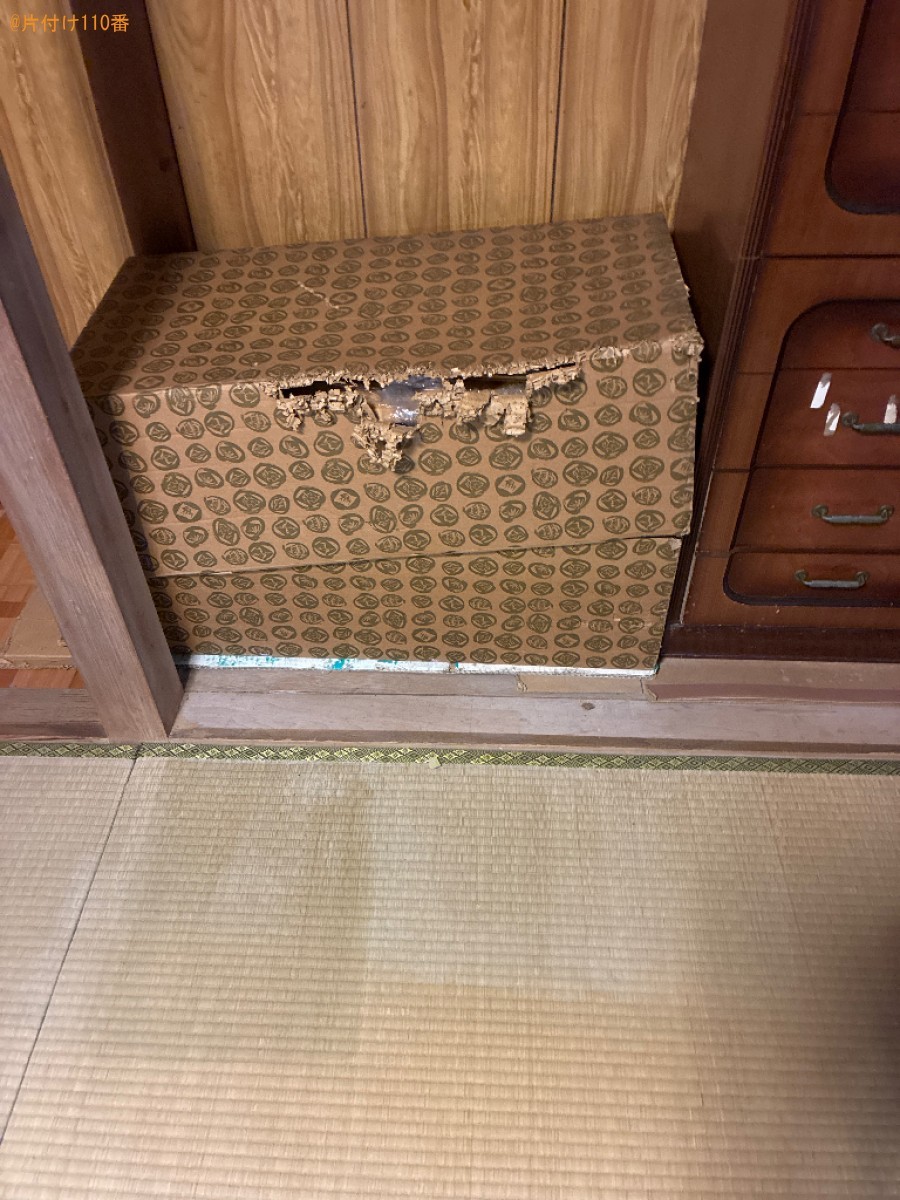 【福山市神辺町】ガラスケース入りのひな人形の回収・処分ご依頼