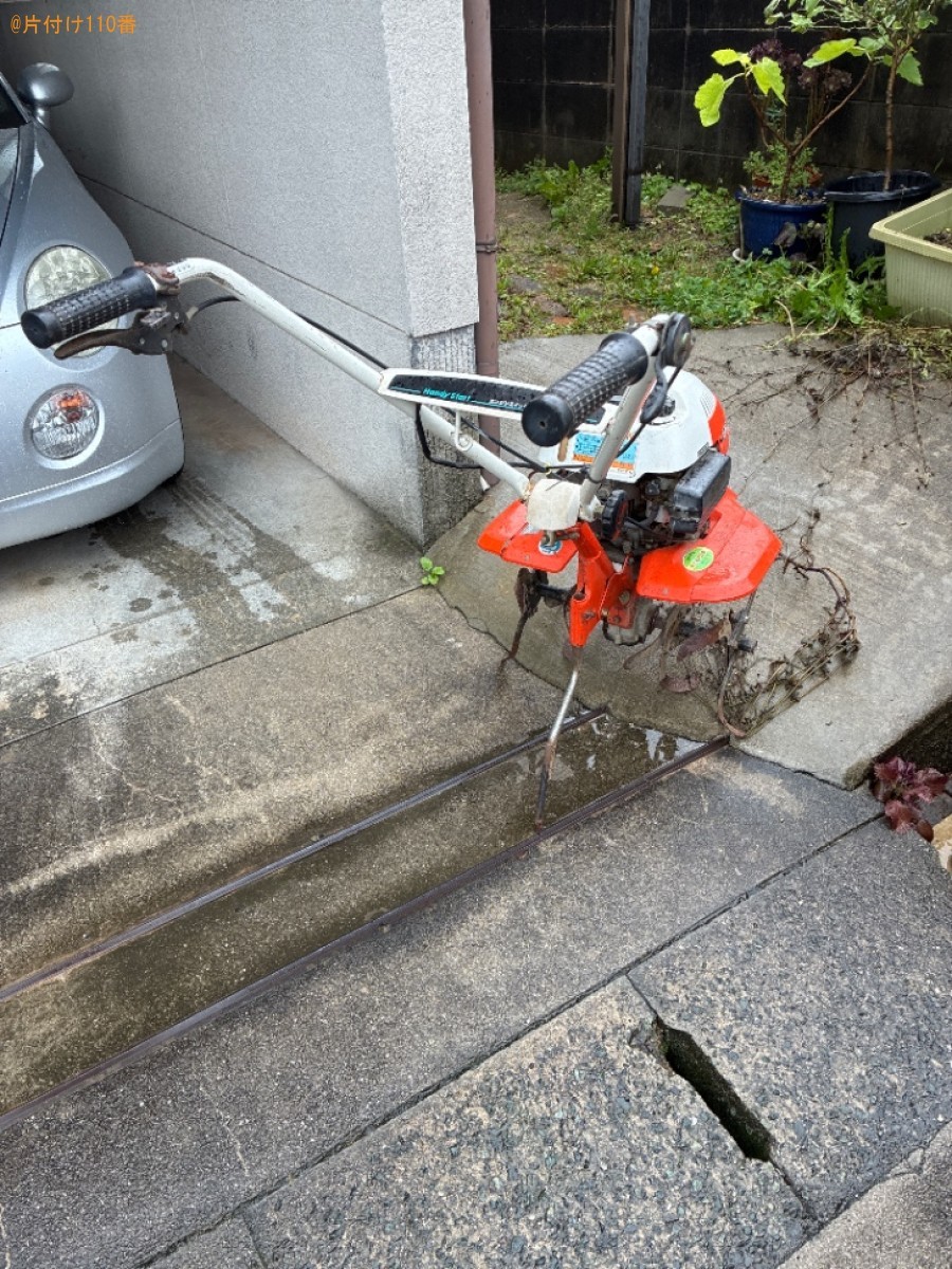 【福山市山手町】小型耕運機、自転車の回収・処分ご依頼　お客様の声