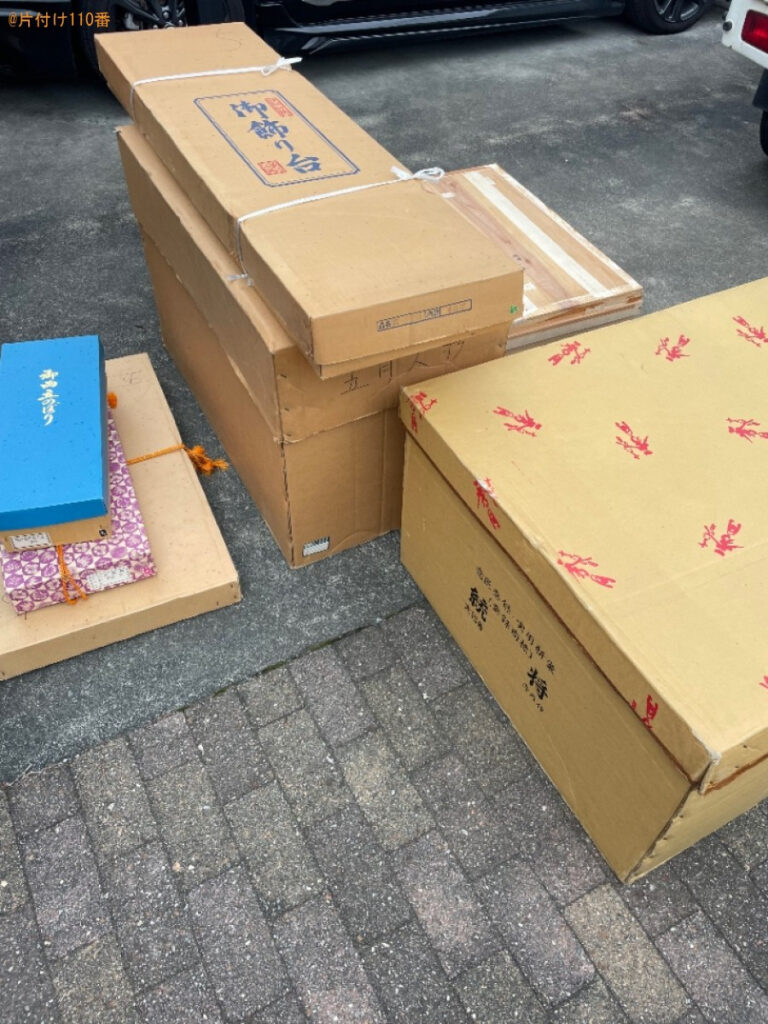 【焼津市】五月人形、その他の人形の回収・処分ご依頼　お客様の声