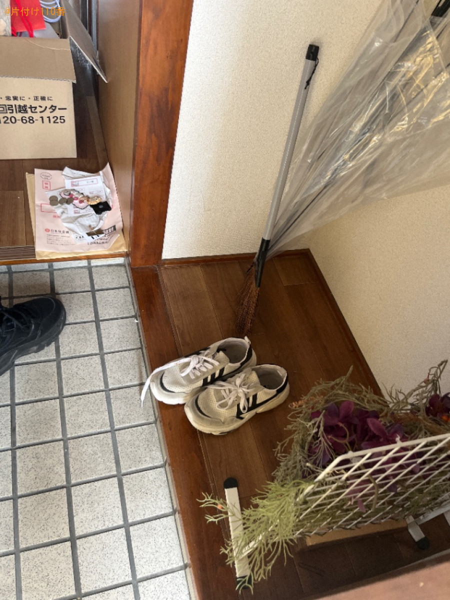 【佐賀市】マットレス付きセミダブルベッド、布団、洗濯機等の回収