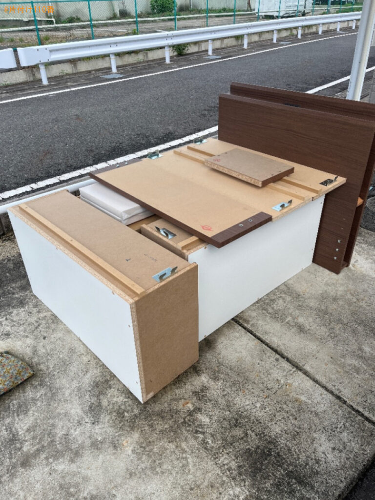 【守山市】シングルベッドの回収・処分ご依頼　お客様の声