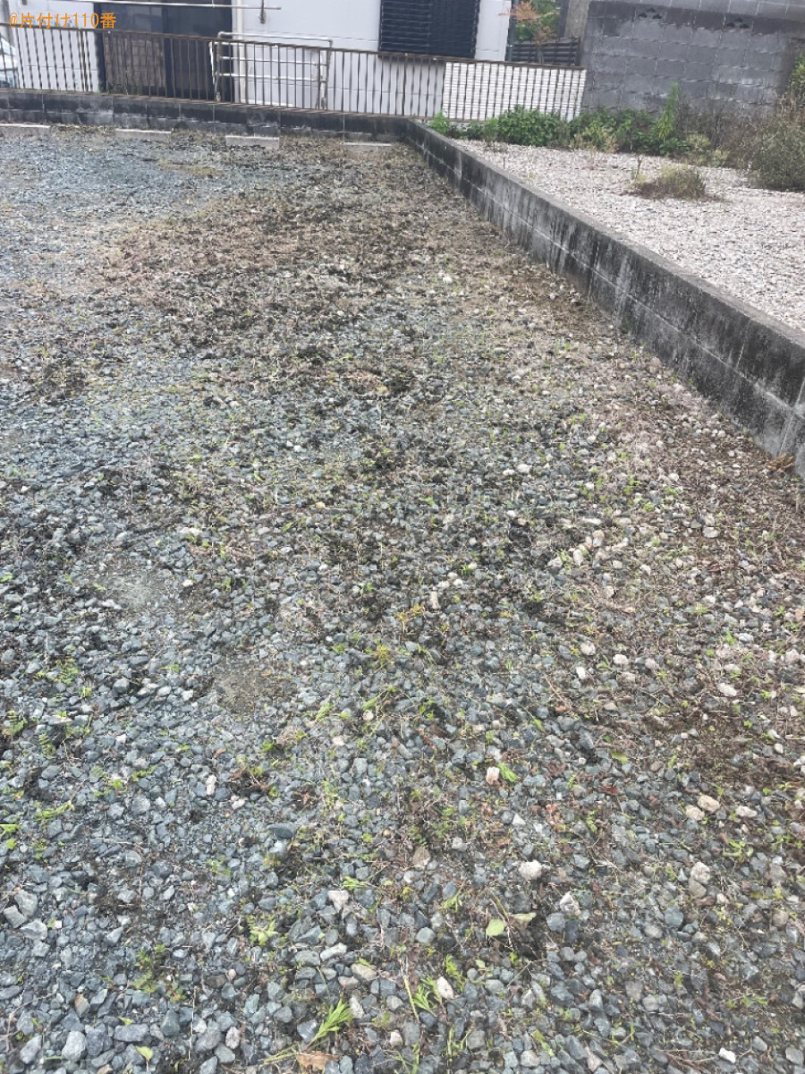 【磐田市】草抜き作業ご依頼　お客様の声