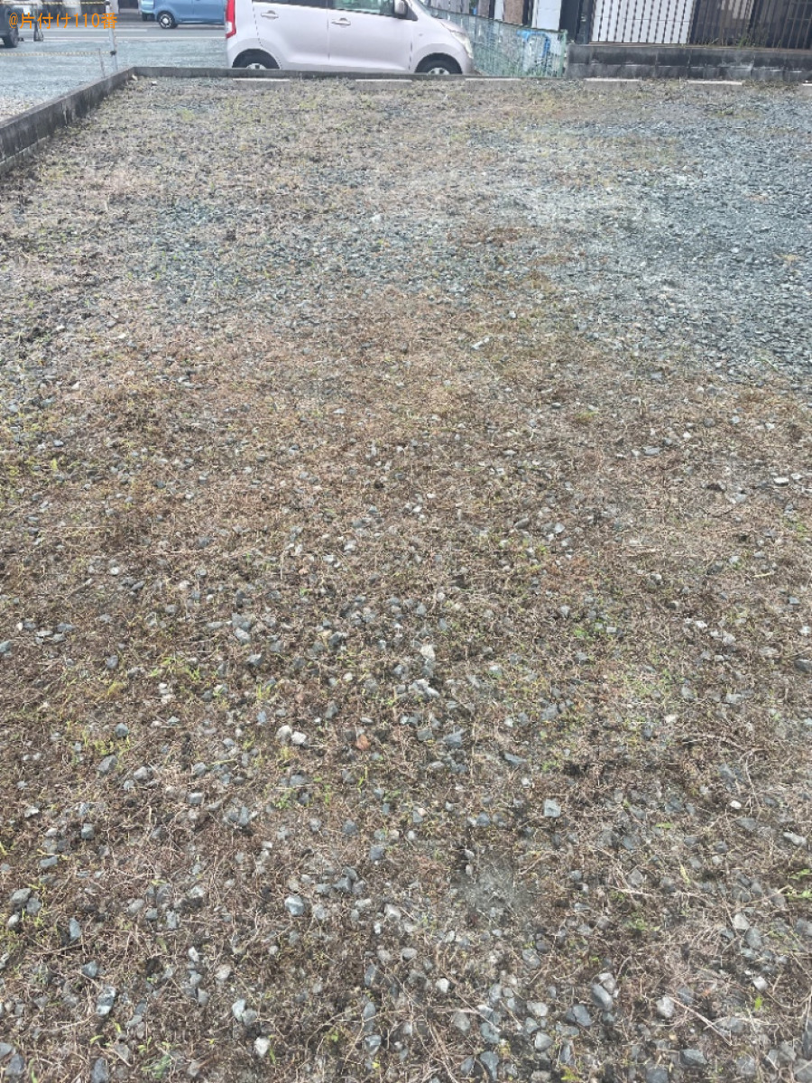 【磐田市】草抜き作業ご依頼　お客様の声