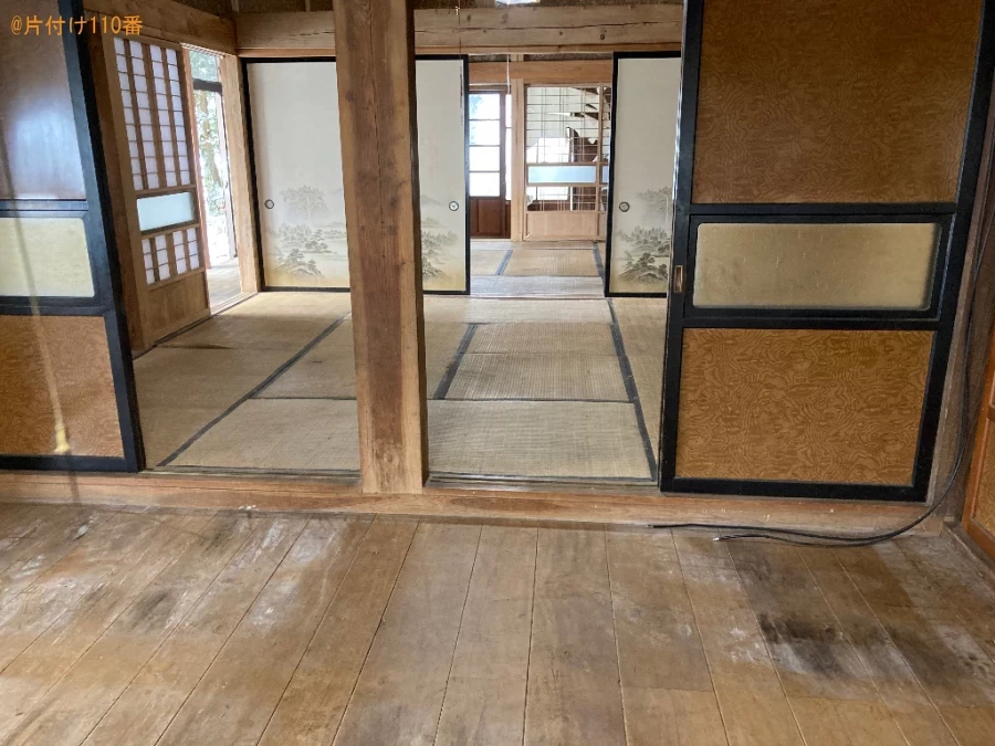 【一関市厳美町】扇風機、布団、ストーブ、テーブル、テレビ等の回収