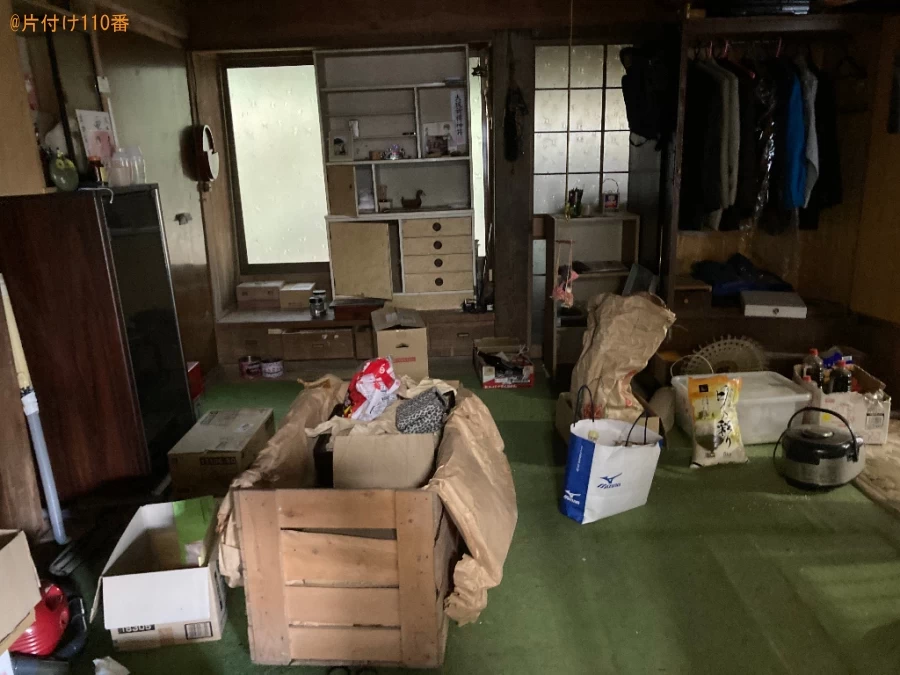 【一関市厳美町】扇風機、布団、ストーブ、テーブル、テレビ等の回収