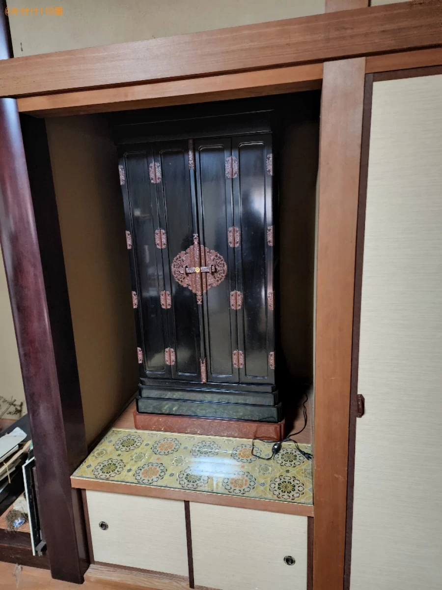 【山陽小野田市】仏壇、神棚の回収・処分ご依頼　お客様の声