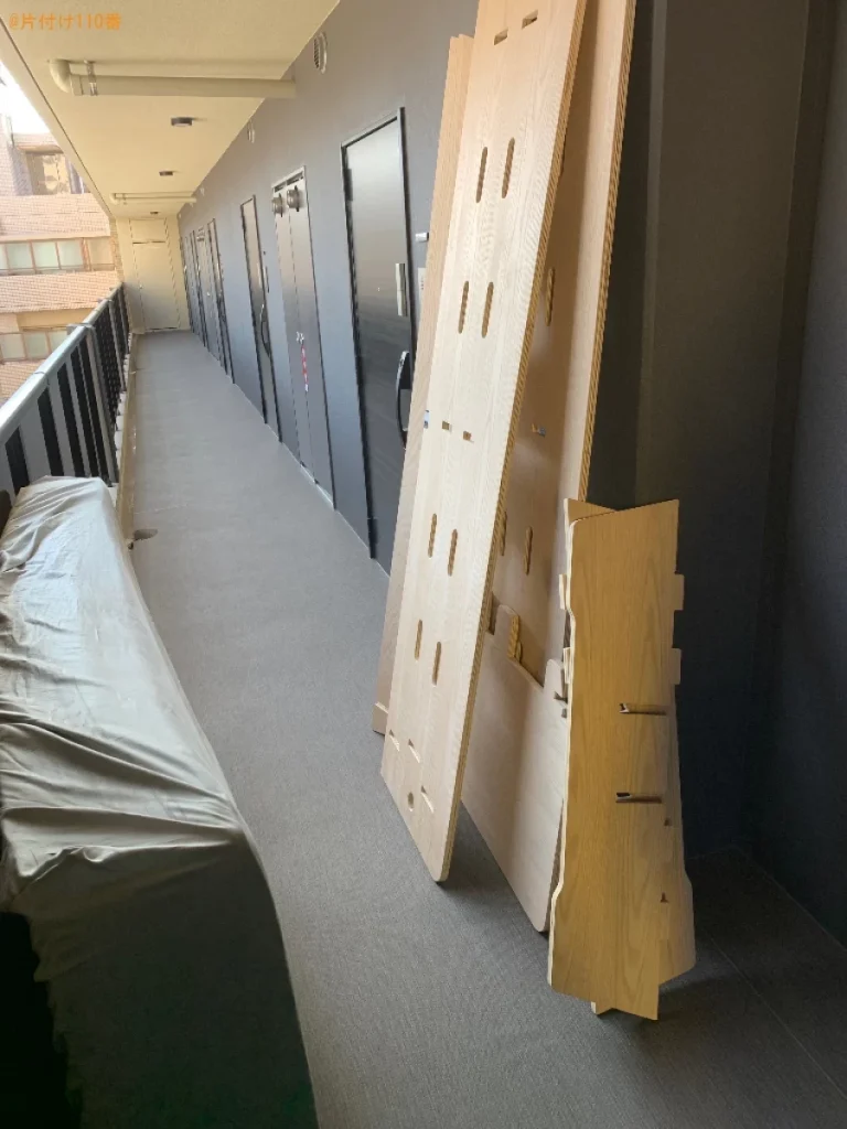 【福岡市】マットレス付きシングルベッドの回収・処分ご依頼