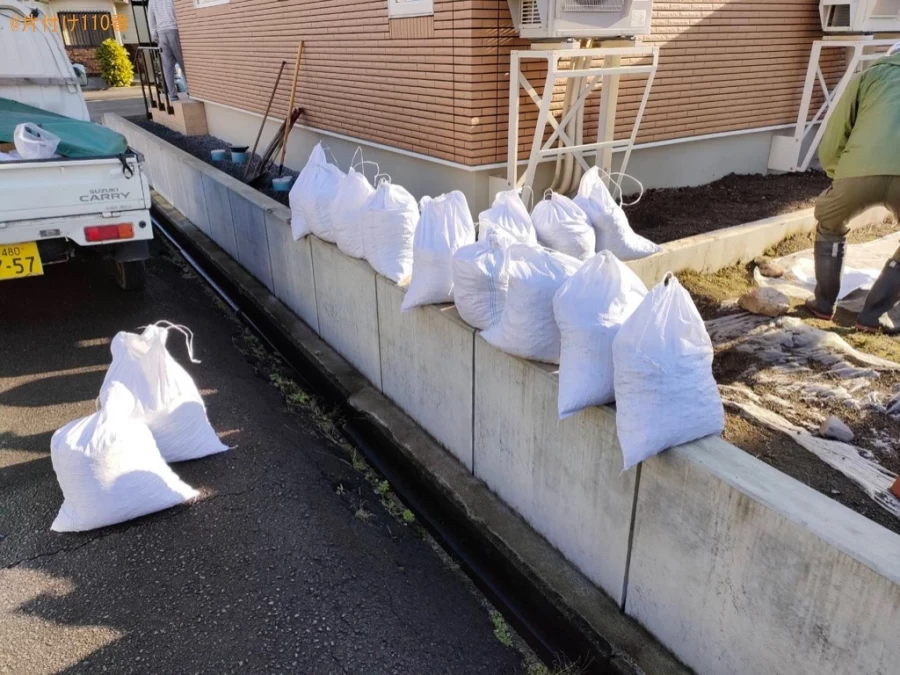【弘前市】庭の砂利の回収・処分ご依頼　お客様の声