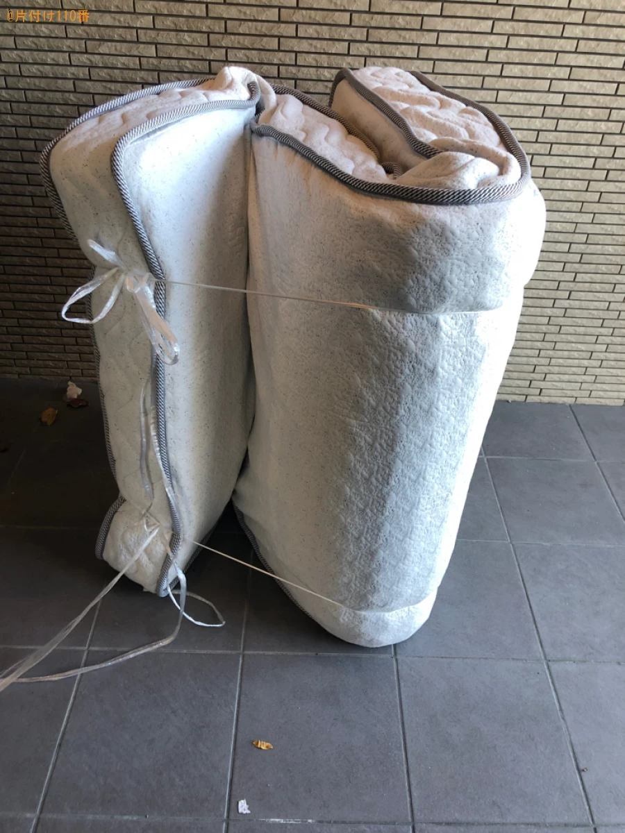 【北九州市】シングルベッドマットレス の回収・処分ご依頼