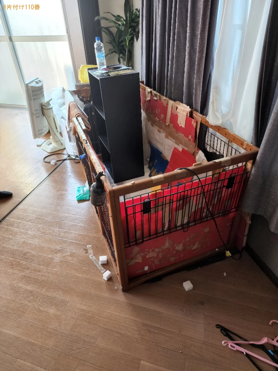 【北九州市】ハンガーラック、食洗機、洗濯機、犬のゲージ等の回収