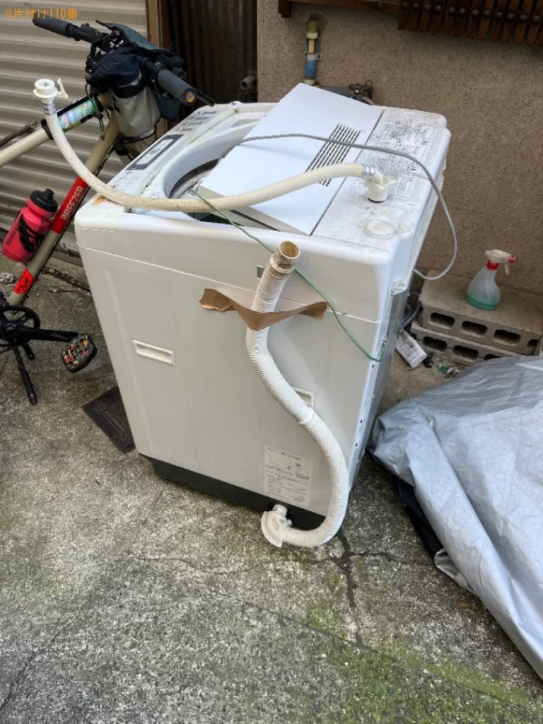 【京都市】洗濯機の回収・処分ご依頼　お客様の声