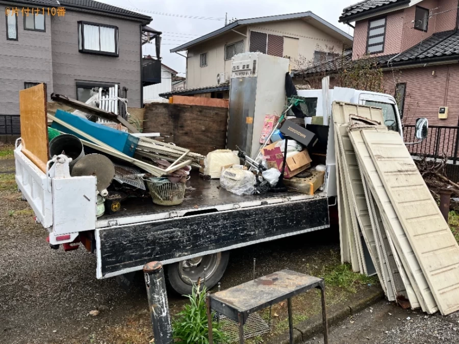 【日高市】冷蔵庫、木材、物置等の回収・処分ご依頼　お客様の声
