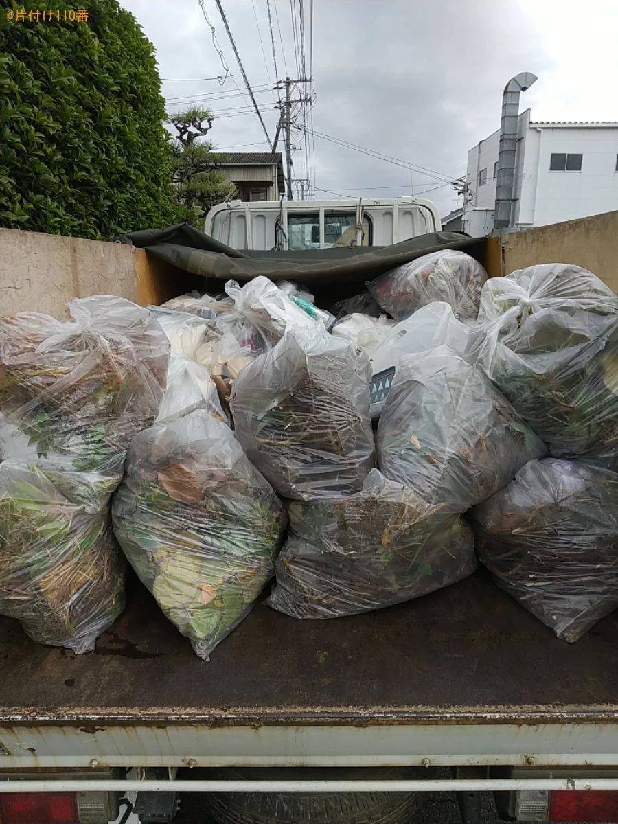 【福山市瀬戸町】一般ゴミ、衣類、草等の回収・処分ご依頼