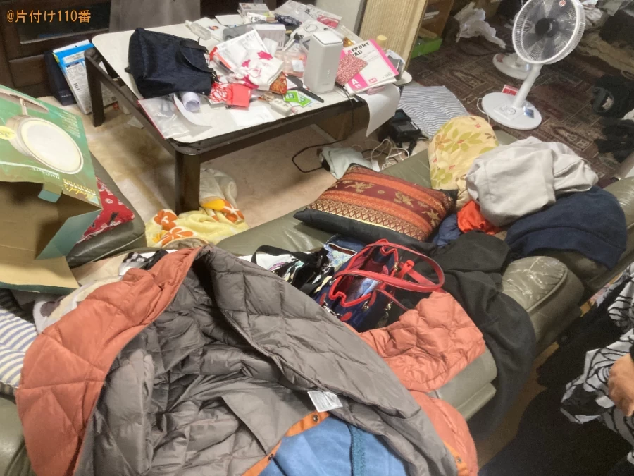 【大阪市城東区】リビングの整理整頓作業ご依頼　お客様の声