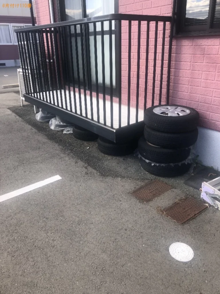 【山口市】自動車タイヤの回収・処分ご依頼　お客様の声