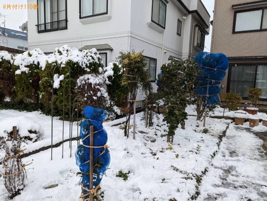 【弘前市】木の囲い作業ご依頼　お客様の声