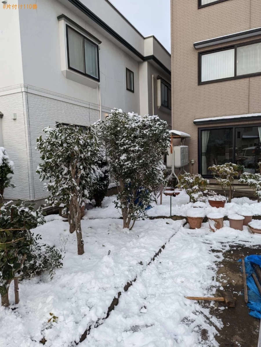 【弘前市】木の囲い作業ご依頼　お客様の声