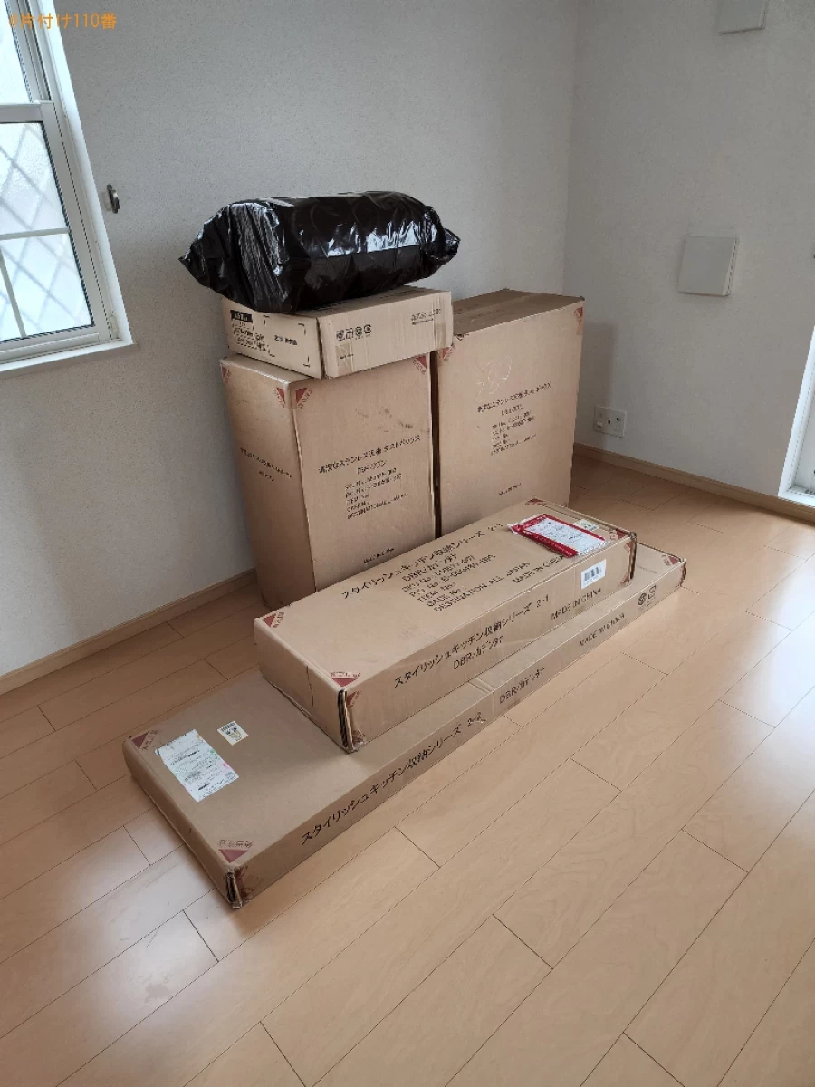 【北九州市若松区】食器棚、テレビ台、テーブルの組み立て作業ご依頼