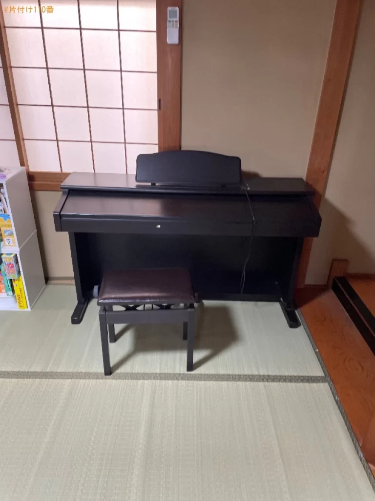 【草津市】電子ピアノの回収・処分ご依頼　お客様の声