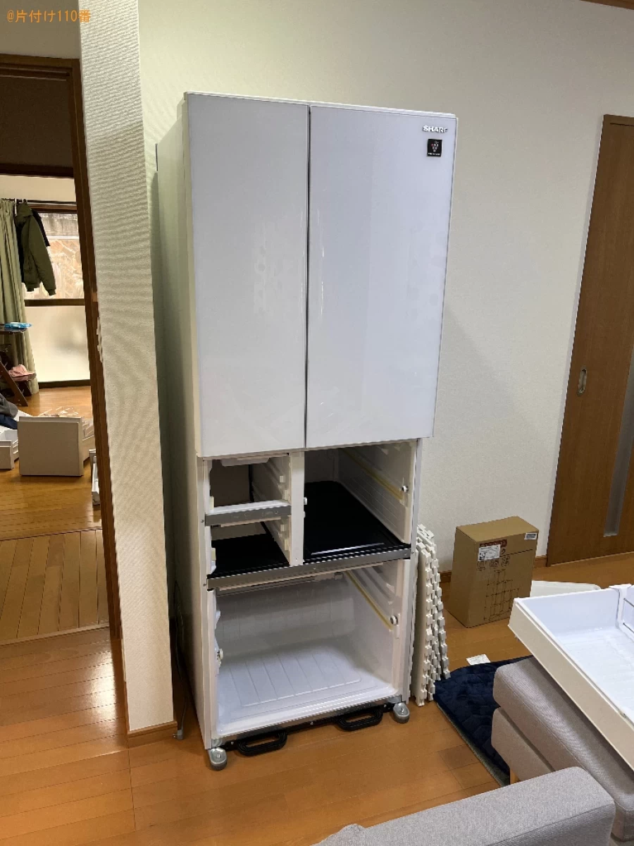 【大津市】ファミリータイプ冷蔵庫の移動作業ご依頼　お客様の声