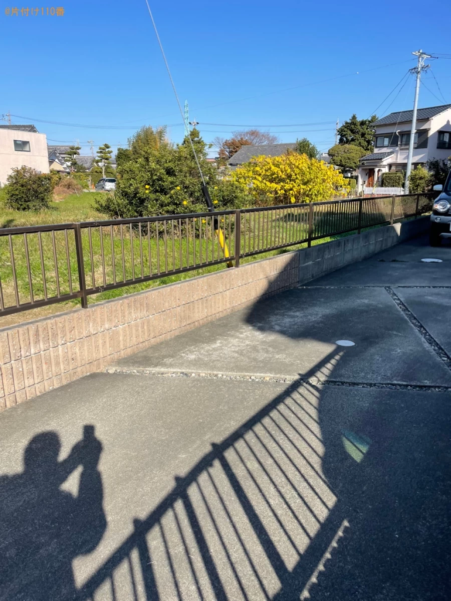 【浜松市南区楊子町】マットレス付きシングルベッド等の回収・処分