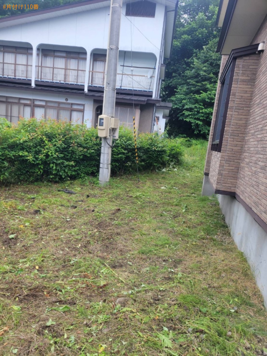 【鹿角市】草刈り作業ご依頼　お客様の声