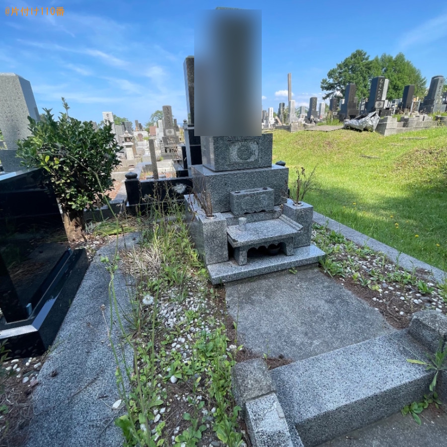 【青森市】墓参り・墓掃除代行ご依頼　お客様の声