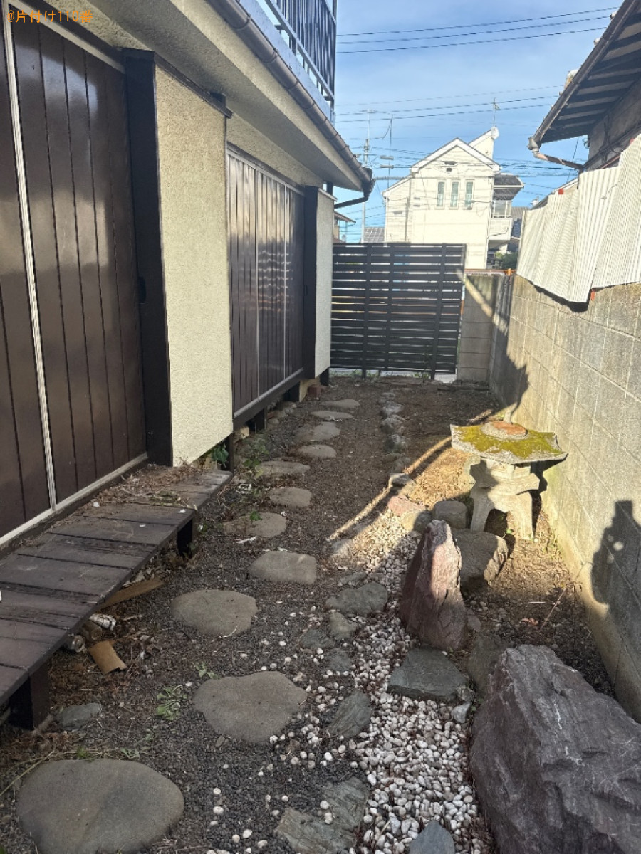 【国分寺市並木町】庭石、布団、自転車、ヒーター、一般ごみ等の回収