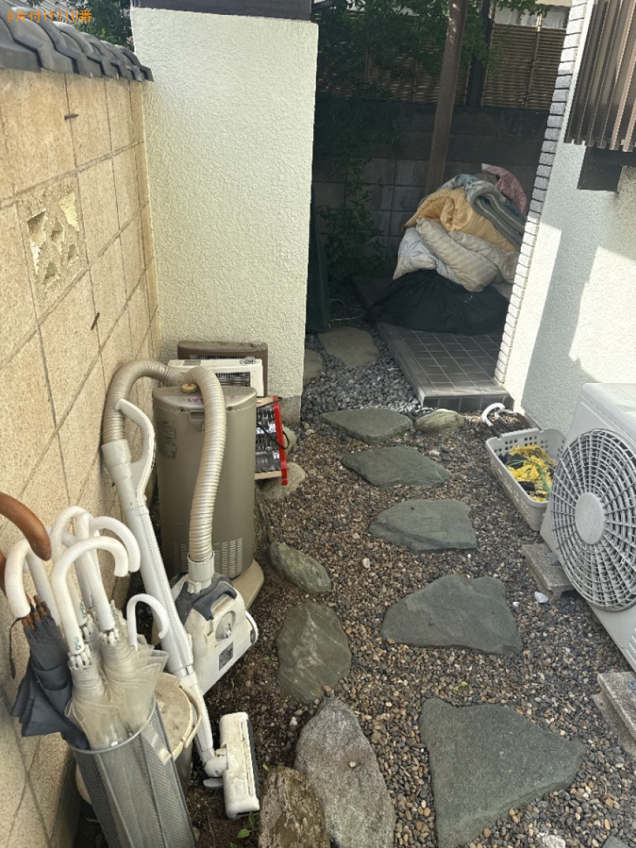【国分寺市並木町】庭石、布団、自転車、ヒーター、一般ごみ等の回収