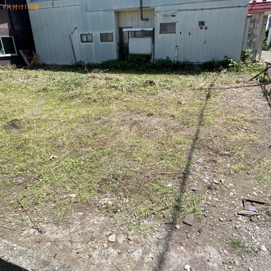 【弘前市南富田町】草刈り作業ご依頼　お客様の声