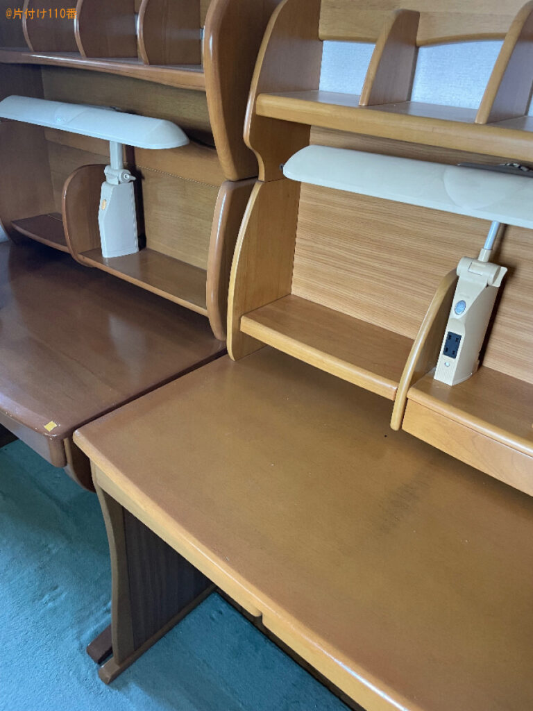 【静岡市葵区】学習机、椅子、PC、ヒーター、空気清浄機等の回収