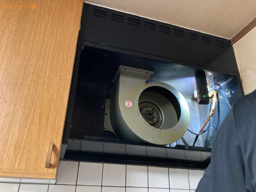 【伊勢崎市上諏訪町】換気扇クリーニング、エアコンクリーニング