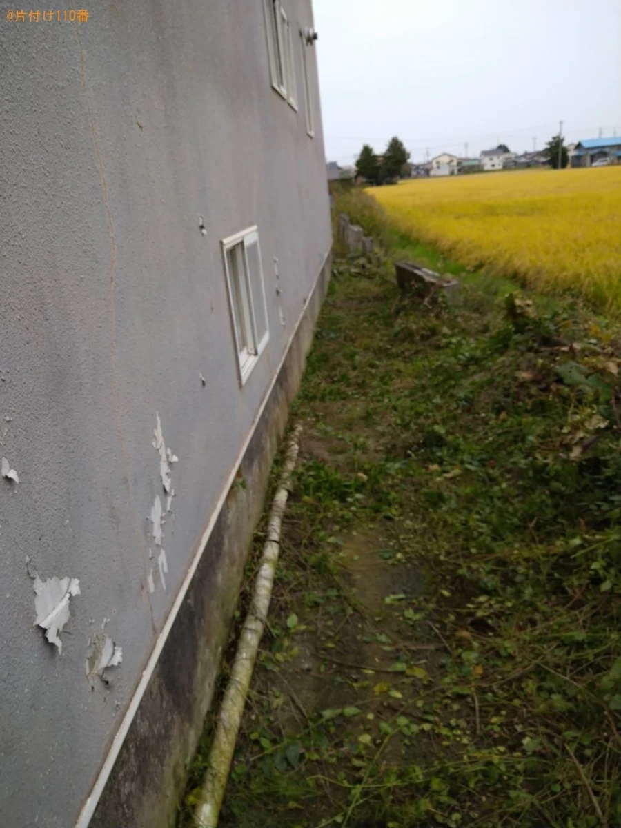 【南津軽郡藤崎町】草刈りと毛虫の駆除作業ご依頼　お客様の声