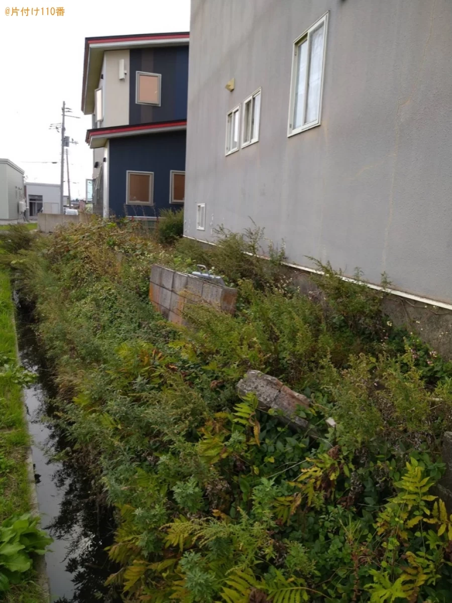 【南津軽郡藤崎町】草刈りと毛虫の駆除作業ご依頼　お客様の声