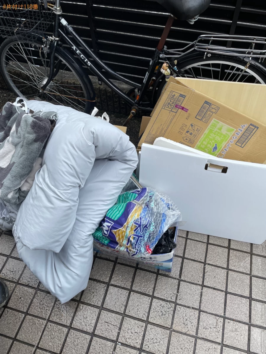 【大津市杉浦町】ソファーベッド、タンス、ハンガーラック等の回収