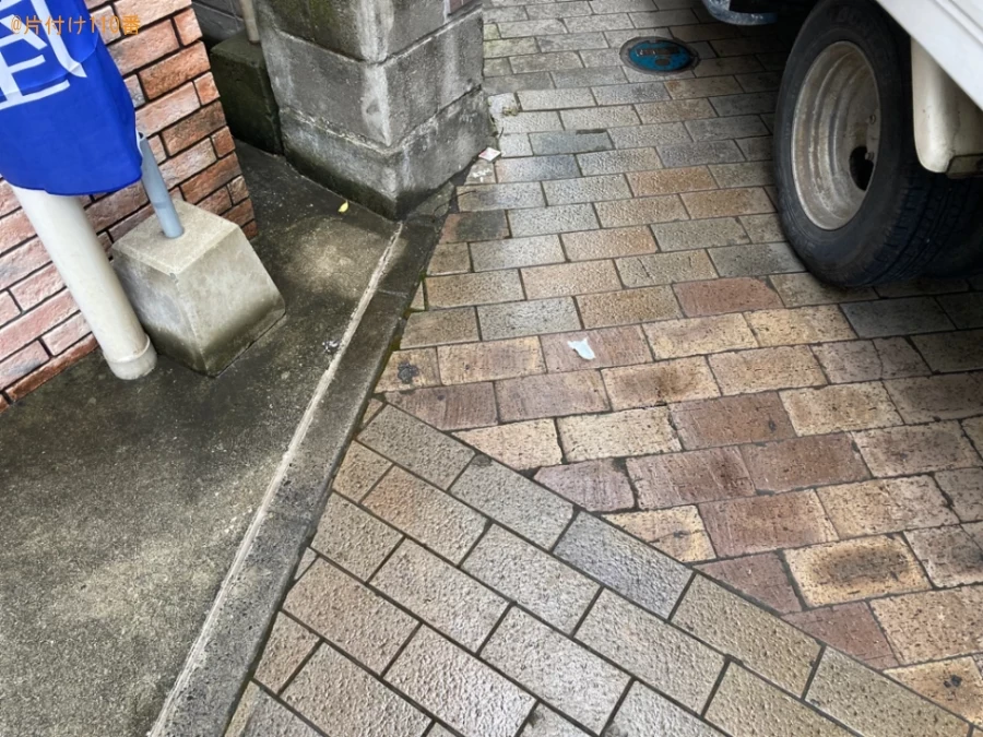 【鹿児島市上之園町】ベランダの清掃とベランダにある不用品の回収