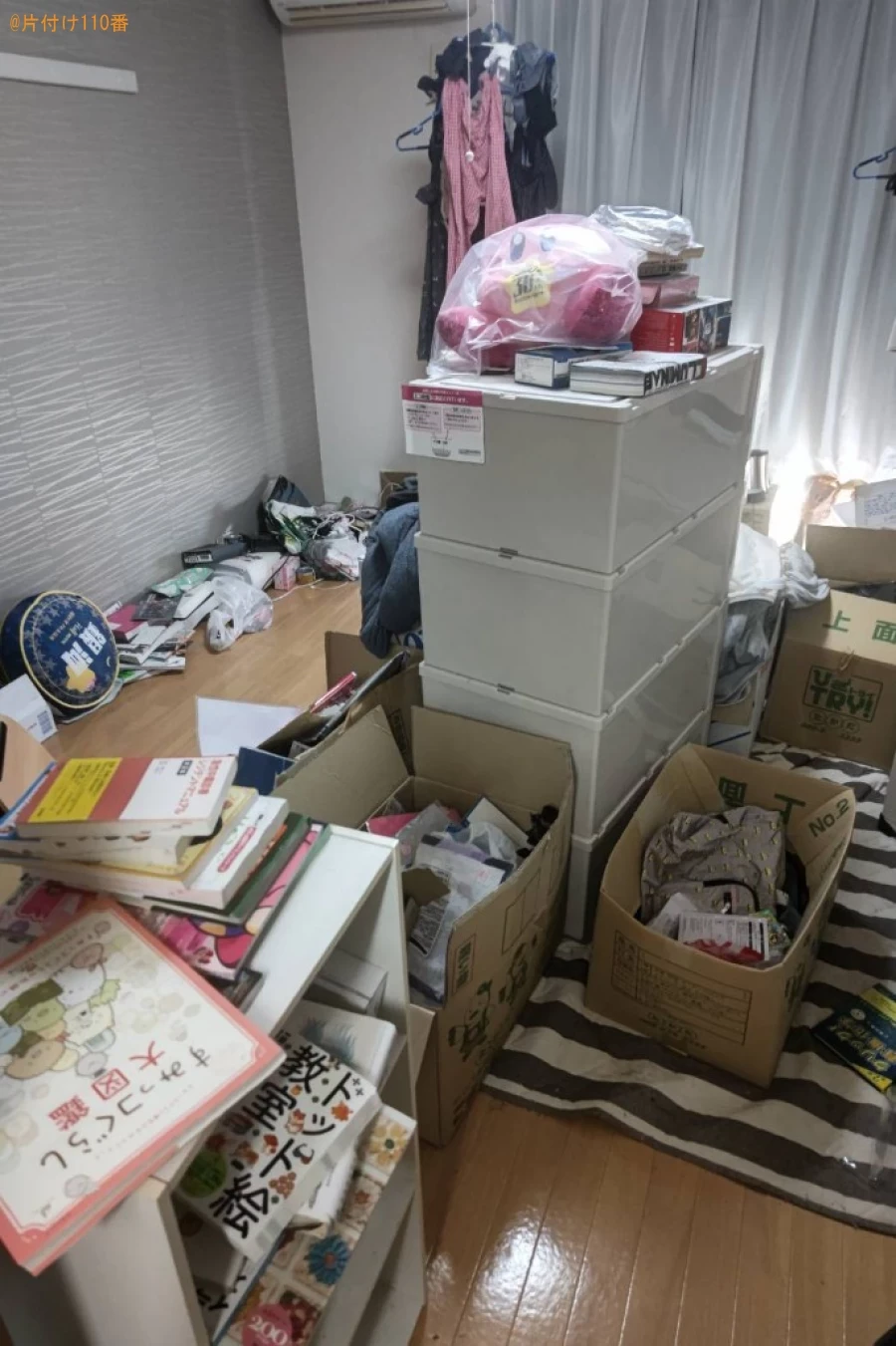 【西条市】ゴミ屋敷化したお部屋の整理, ハウスクリーニングご依頼