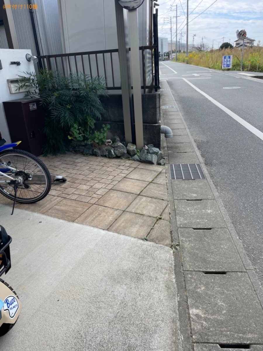 【豊橋市中野町】シングルベッドマットレス、枕、シーツの回収・処分
