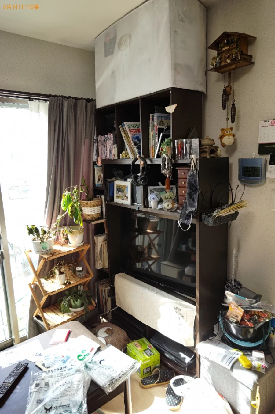 【橿原市上品寺町】10畳の部屋の家具の配置がえと不用品回収作業