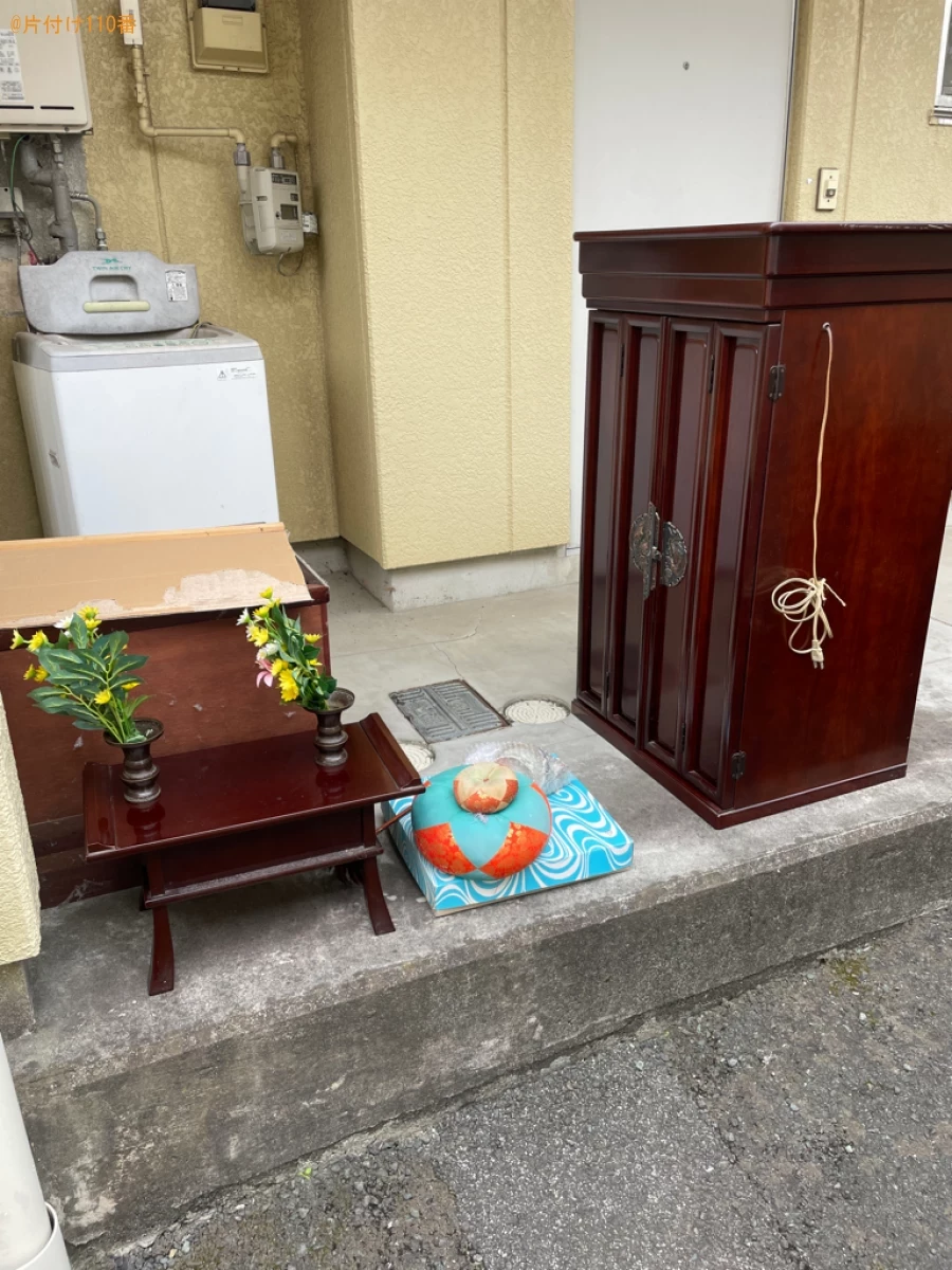 【豊橋市芦原町】仏壇、仏具の回収・処分ご依頼　お客様の声