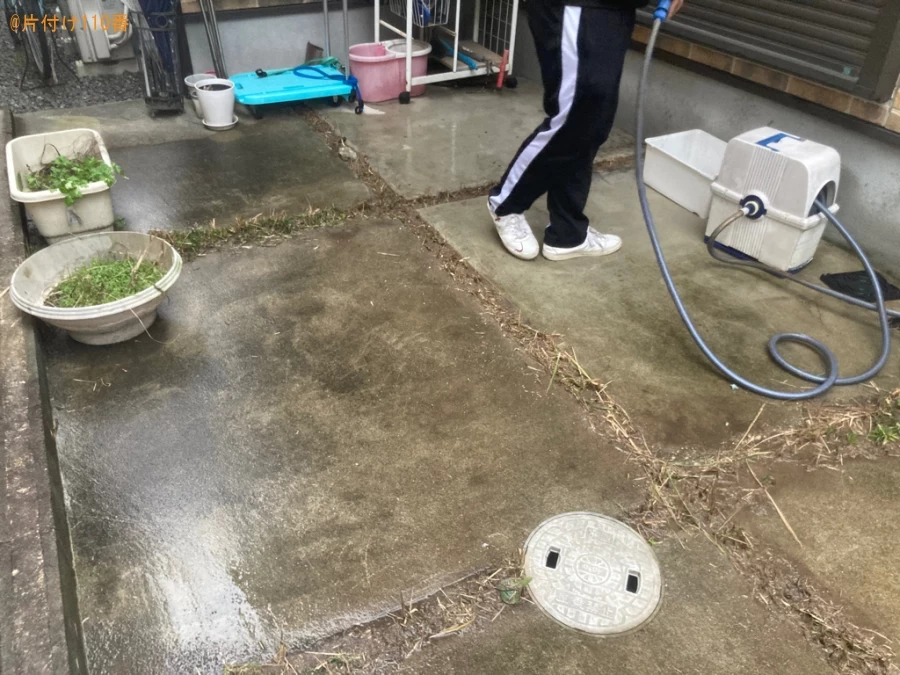 【茨木市】間違って植えてしまった芝生を抜く作業ご依頼　お客様の声