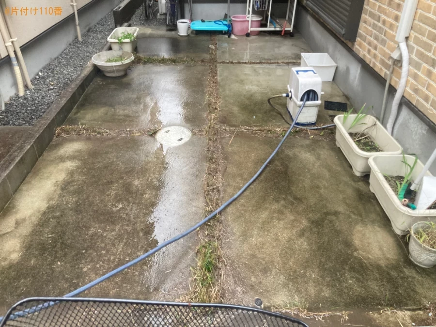 【茨木市】間違って植えてしまった芝生を抜く作業ご依頼　お客様の声
