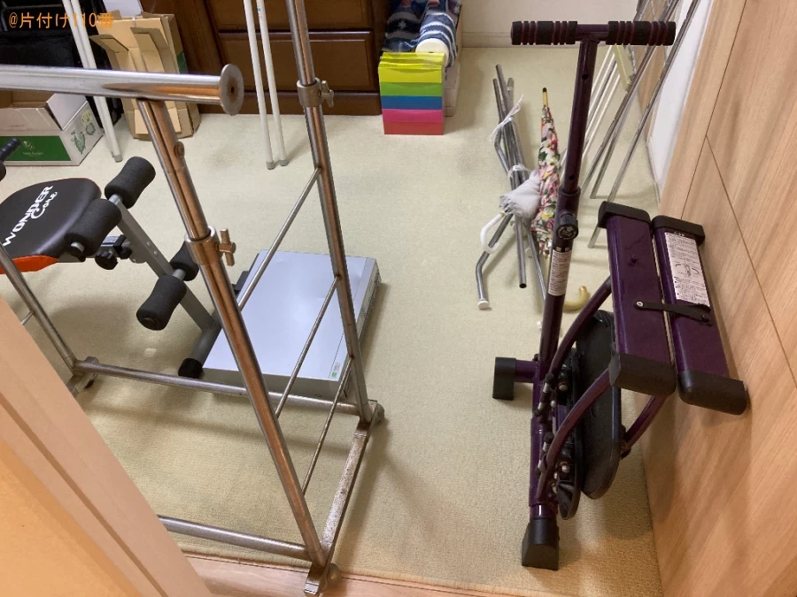 【奥州市水沢南町】カーペット、健康器具、ハンガーラック等の回収