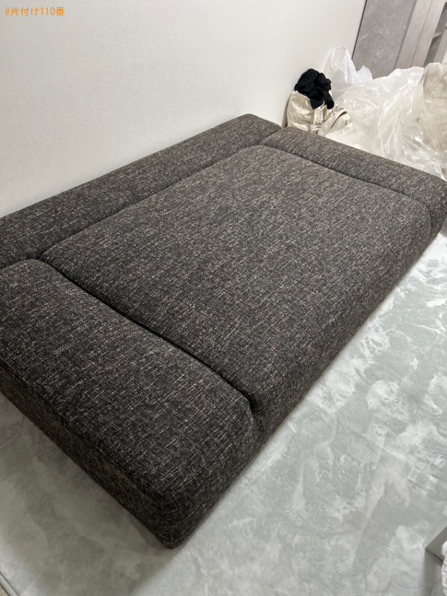【京都市南区】マンションの玄関ドア前から部屋までソファを搬入する