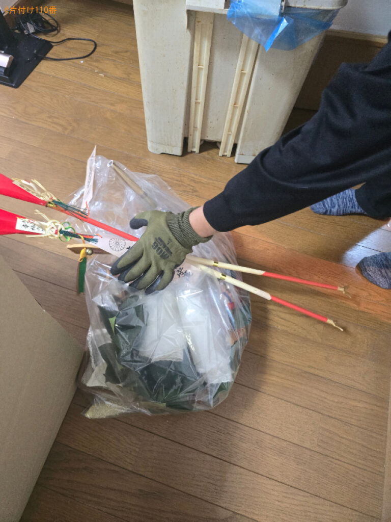 【下関市阿弥陀寺町】神棚の回収・処分ご依頼　お客様の声