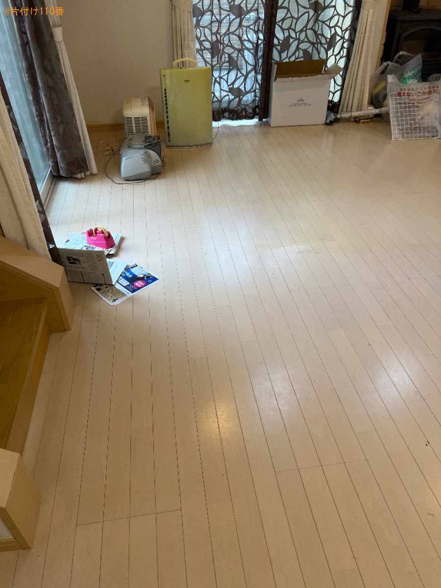 【美作市】マットレス付きダブルベッド、洗濯機、ソファー等の回収