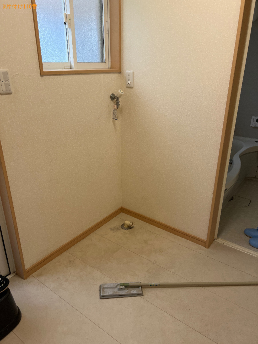 【美作市】マットレス付きダブルベッド、洗濯機、ソファー等の回収
